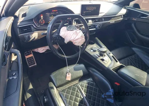 2018 Audi S5 Premium Plus z USA, uszkodzony, nr VIN WAUP4AF56JA043651